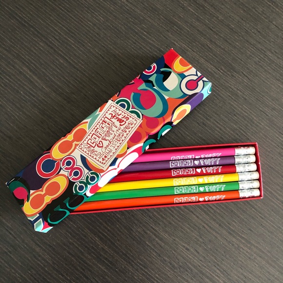 Coach Poppy Pencil Set - Picture 1 of 2